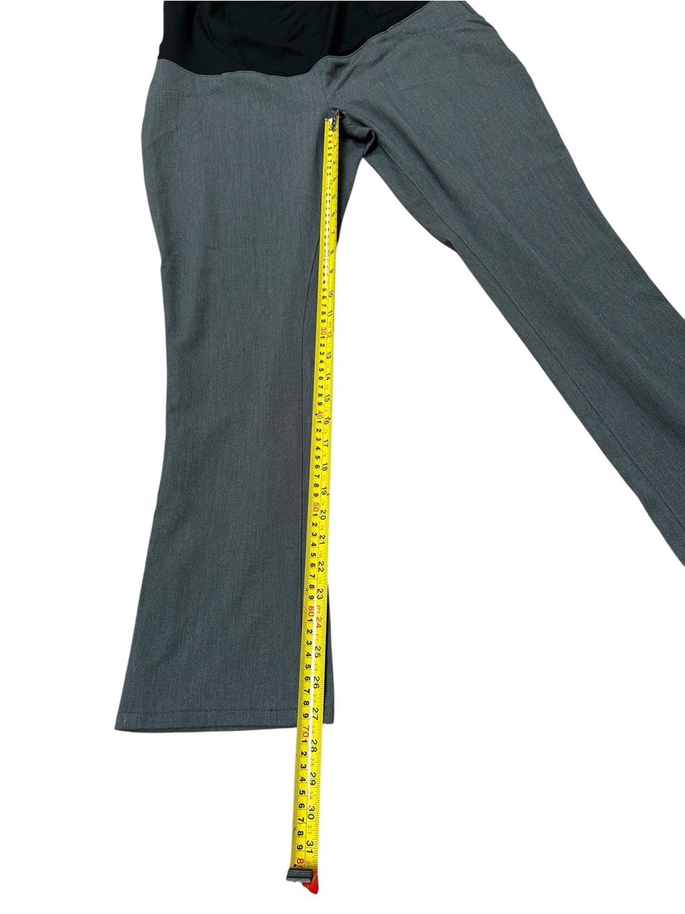 Isabel maternity boot cut gray dress pants. Size 6 - Picture 3 of 4